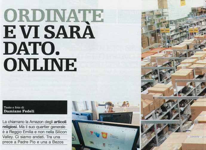 The article published in “Il Venerdì di Repubblica”.