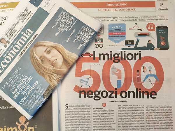 The article appeared in “L’Economia” of Corriere della Sera